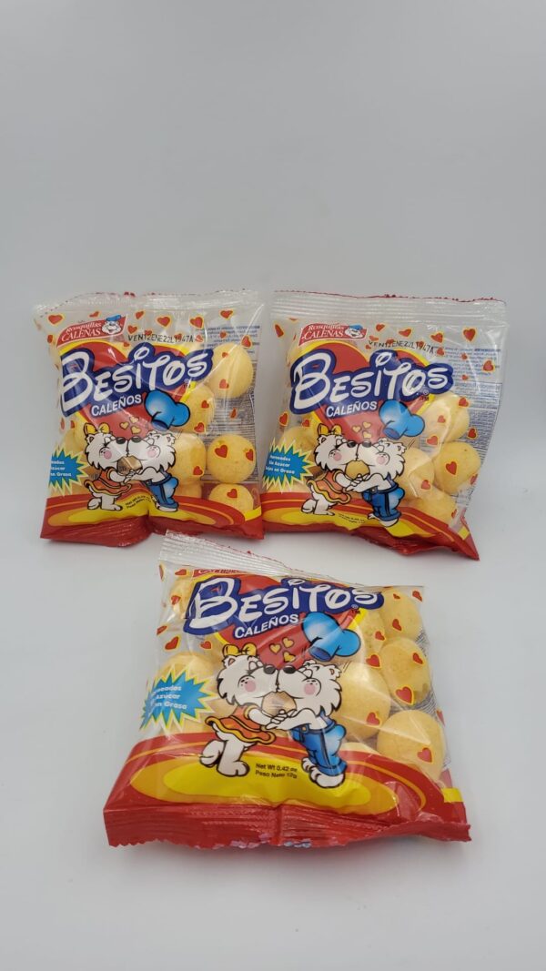 BESITOS CALEÑOS (Paquete X 12 unids) 12gr