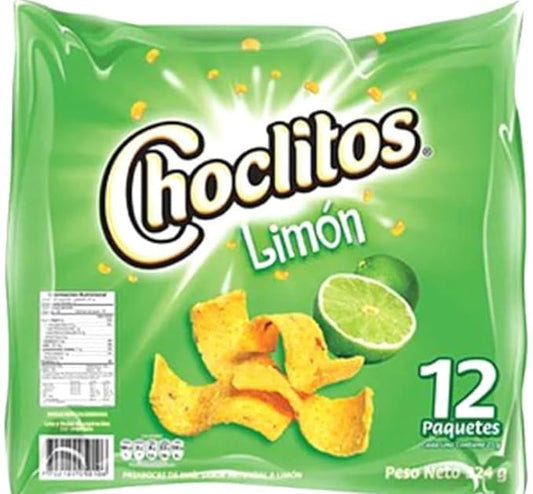 CHOCLITOS LIMON (Paquete X 12 unids) 27gr