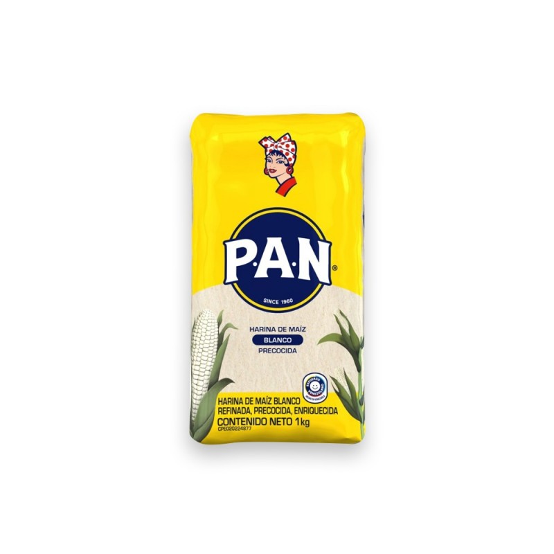 P.A.N Harina PAN Blanca 1kg( 35 oz / 2lb 3.3 oz)