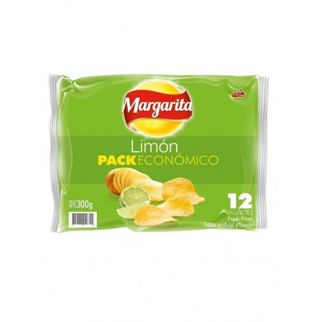 PAPA MARGARITA LIMON (Paquete X 12 unids) 25gr